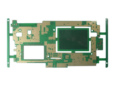 Four layer gold-plated OSP semi porous plate