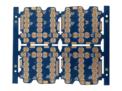 Double layer button gold plate